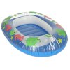 BESTWAY 34037 Kolko do plywania dla niemowlat kolo pontonik dla dzieci dmuchany z siedziskiem lodka ponton materac niebieski 3 6 lat 154806