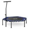Skakalna trampoline 127 cm šesterokutna plava