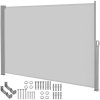131341 aw0006 markiza boczna 350 x 180 cm jasno szara M0