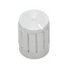 Srebrni gumb za potenciometar 13 mm 3182-