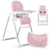 Dječja blagovaonska stolica Tulo ružičasta