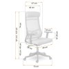 fotel biurowy z mikrosiatki s 42563