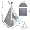 Teepee šator NK-406 Nukido - sivi