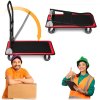 Transportna platforma kolica HM-506 crno-crvena