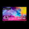 Televizor Kruger&Matz 43" FHD Google TV, DVB-T2/S2/T/C H.265 HEVC