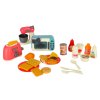 Zestaw Kuchenny Mikrofala Toster Mikser Jedzenie i Akcesoria Zabawa w Gotowanie 164257