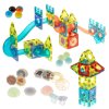 Klocki magnetyczne marble tor kulkowy swiecacy 75 elementow 168748