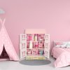 Domek dla lalek drewniany Lulilo Papilio rozowy 80cm 165962