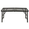 Stol stolik turystyczny LUARO kempingowy cateringowy skladany 80 x 40 x 66 x 37 cm 172731