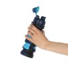 Butelka na wode bidon silikonowy skladany z uchwytem sportowy 500ml niebieski 174062