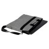 Torba na laptopa 15 6 cali etui pokrowiec z paskiem teczka damska meska mocna szara 174717