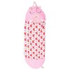 Spiwor do spania dla dzieci turystyczny poduszka 2w1 135x50cm rozowy 175591