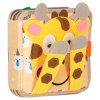 Ksiazeczka sensoryczna edukacyjna filcowa 3D manipulacyjna ruchome elementy zyrafa 176113