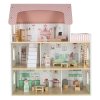 Domek dla lalek drewniany LULILO Peonio 70cm LED roz 176201