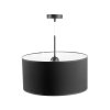 Crna viseća svjetiljka E27 1x60W ROLLO