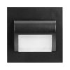 Crna LED stepenasta svjetiljka 1,5W 6000K