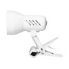 Stolna lampa s klipom E27 40W bijela