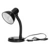 Crna stolna lampa E27 40W čelik/plastika