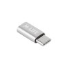 Adapter Micro USB - USB C M-Life srebrna