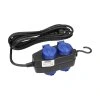 Produžni kabel IP44 5m, 4 utičnice (gumeni kabel)