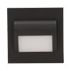 LED stepenična lampa, 3000K, crna