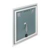 Kvadratno LED ogledalo 80x80 cm, 4000K