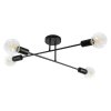 Viseća lampa 4x E27 crna 60W