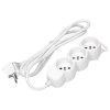 Produžni kabel, 3 utičnice, 3m, bijela, 16A