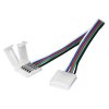 Dvostrani LED RGBW konektor 12mm s kabelom