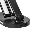 Stolna LED svjetiljka s USB-om, zatamnjujuća, 8W, crna