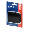 Ugrađen četveropoložni prekidač Onyx, 10A, 250V, WP-8O, crni