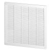 Ventilacijska rešetka s bravom 350x350, bijela