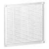Ventilacijska rešetka s bravom 350x350, bijela