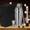 161418 ki0014 zestaw barmanski do drinkow shaker 750 ml 6 elem M0