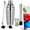 KI0014 BARMENSKI SET ZA NAPITKE SHAKER 750 ML, 6 KOM.