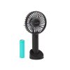 Prijenosni USB ventilator s baterijom crni