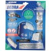 Dijamantna pila sa segmentom tipa saća, pila za rezanje DEDRA H1046, mokro rezanje, suho rezanje, promjer 230 mm