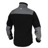 Polar jakna s umetcima, 280g/m2, veličina L, crno-siva, DEDRA BH6PA1-L