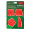 set of spatulas for removing excess silicone sealant