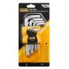 JCB Set IMBUS KLJUČEVA 9 KOMADA 1.5-10mm tip L Cr-V HEX