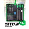 ROCKFORCE Set DATOTKA, IGLE za METAL i drvo 17 KOMADA + KUTIJA