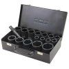 JCB Set dubokih udarnih nastavaka 3/4" Cr-Mo 6-krakih 17 dijelova