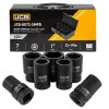 JCB Set dubokih udarnih nastavaka 1" Cr-Mo 6-kutnih 7 komada 24-46