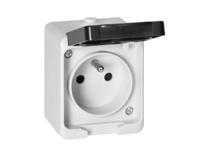 Aljzat AQUATIC MINI IP54 2P+E, fehér/fekete