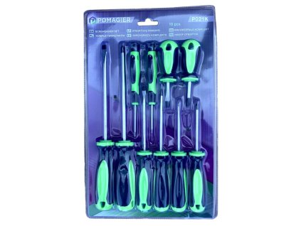 10 darabos csavarhúzó készlet (SL és PH)