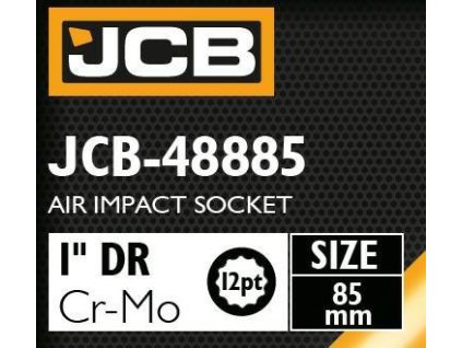 JCB 1" 85mm 12-szögletű Cr-Mo Kulcsnászta