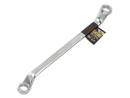 JCB 75 fokban hajlított dupla végű villáskulcs 12x13mm Cr-V 12-szögletű