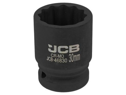 JCB 3/4" 30mm 12-fogú Cr-Mo ütőfej, nátrcsukfej