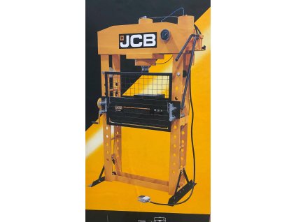 JCB Hidraulikus-pneumatikus Műhelyi Padlópréss 75T + Nyomásmérő