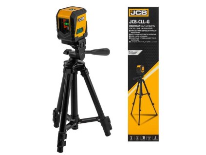 self levelling green cross laser level jcb tripod